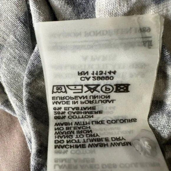 Leopard Print Button-Up Shirt Majestic Filatures Size 2 - Picture 4 of 7